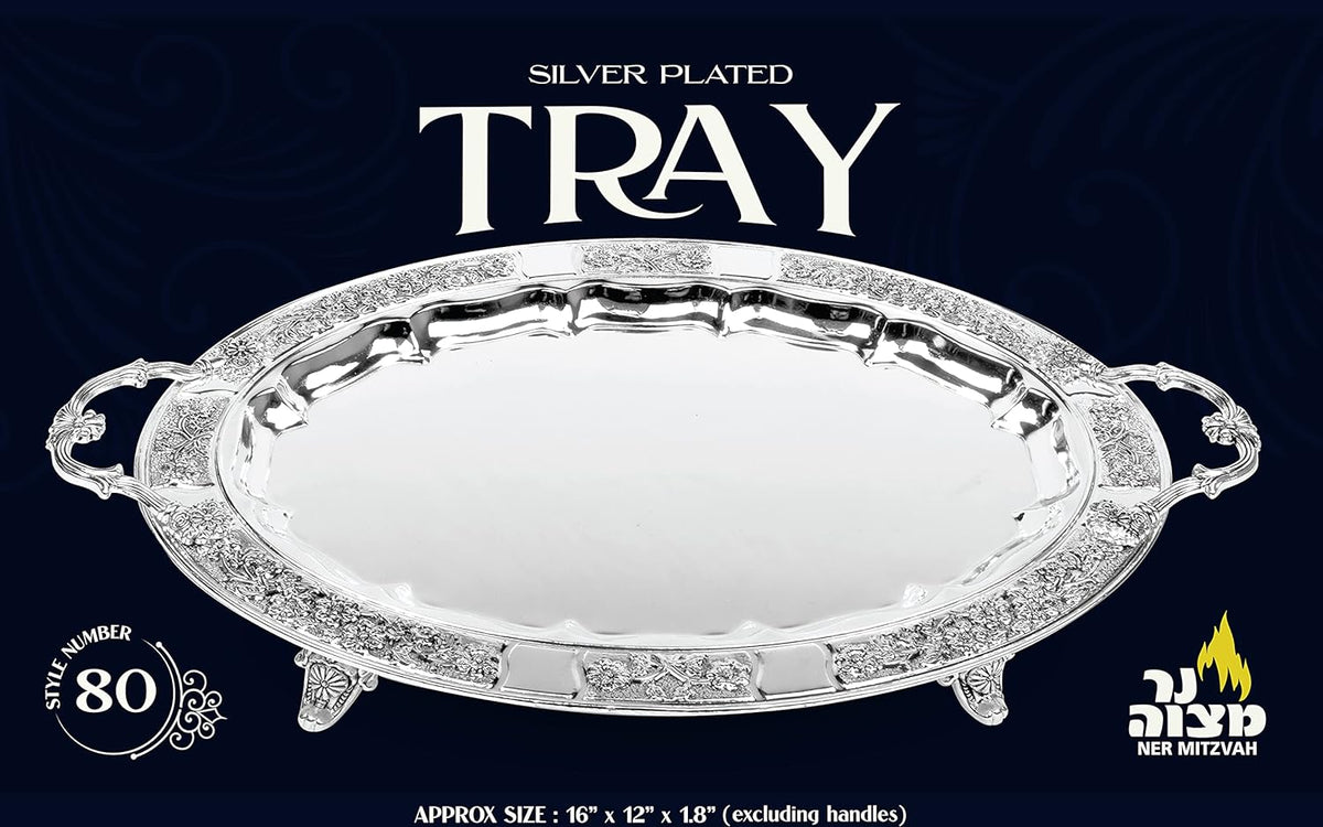 Silver Plated Oval Tray