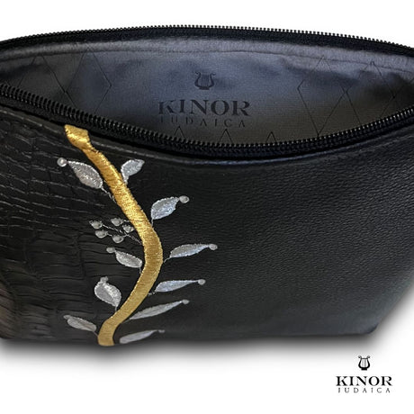 CHASSID STYLE TEFILLIN BAG LEATHER ( SHELF PRICE ONLY ) NON PERSONALISED