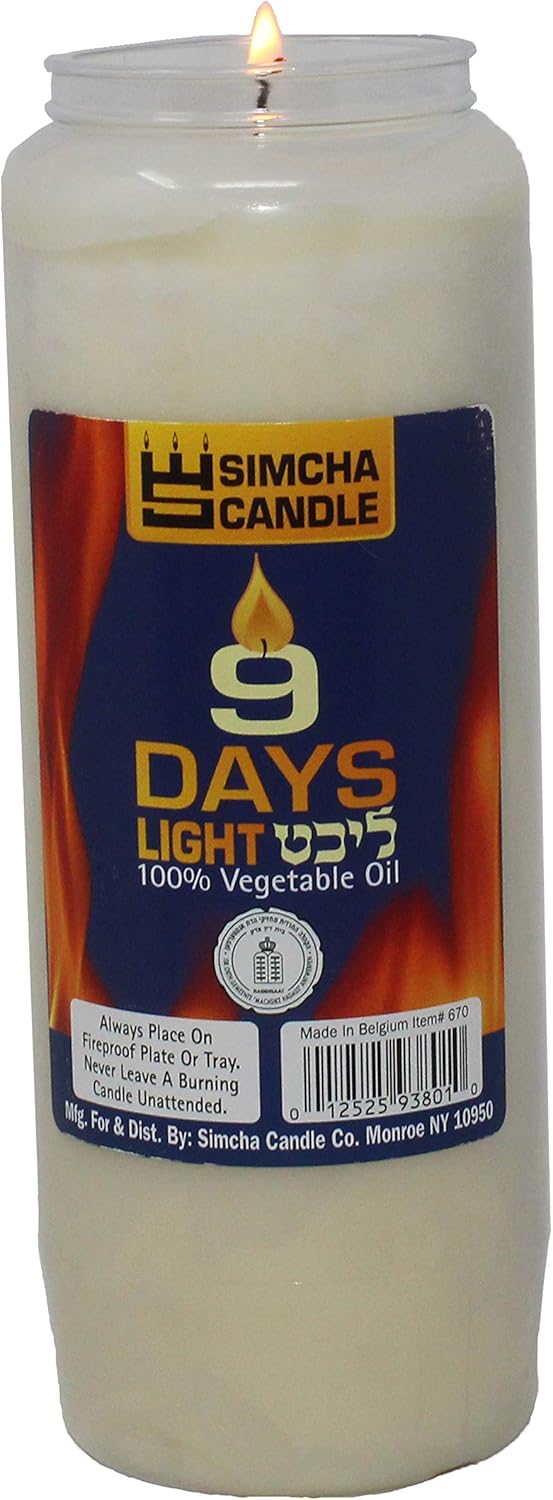Simcha Candle 9 Days Candle