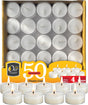 Ohr Tealight Candles in Clear Cup - 50 Pack