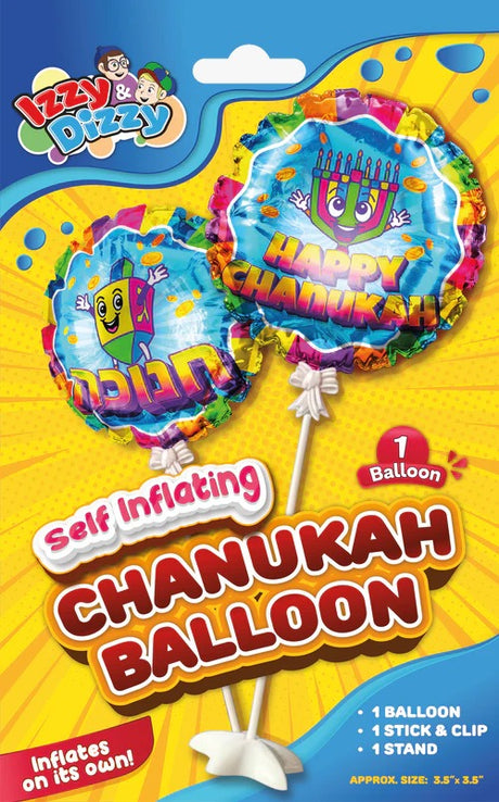 Chanukah self-inflating balloon