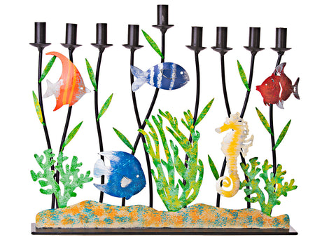 Menorah Metal Underwater Wonderland