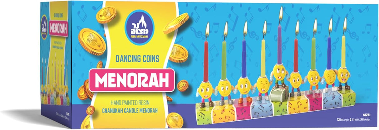 Menorah - Dancing Coins