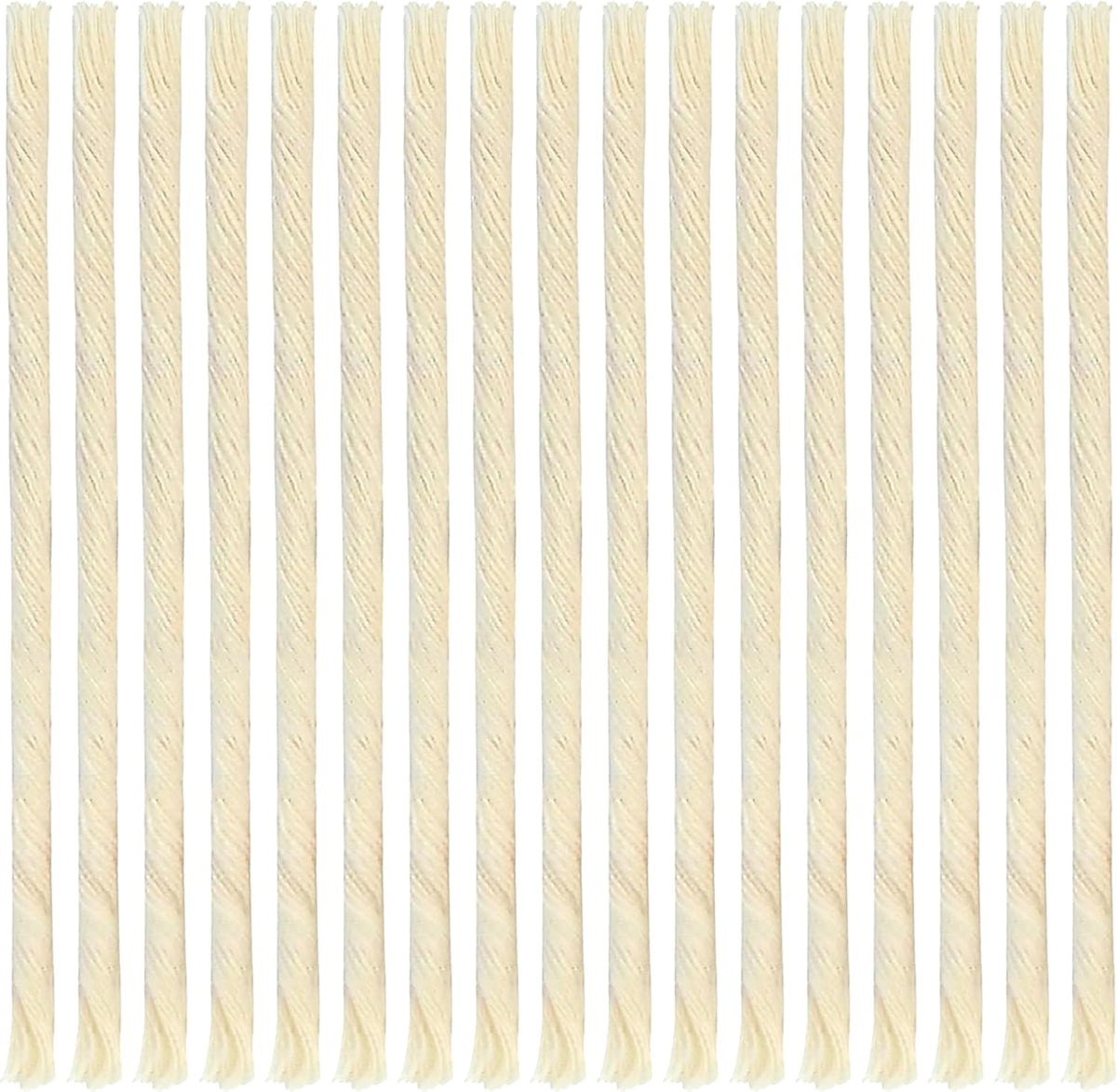 er Mitzvah Natural Smokeless Cotton Wicks – 50 Count (Approx.) 39 Ply Thin for Oil Cup Candle – Replacement Wicks