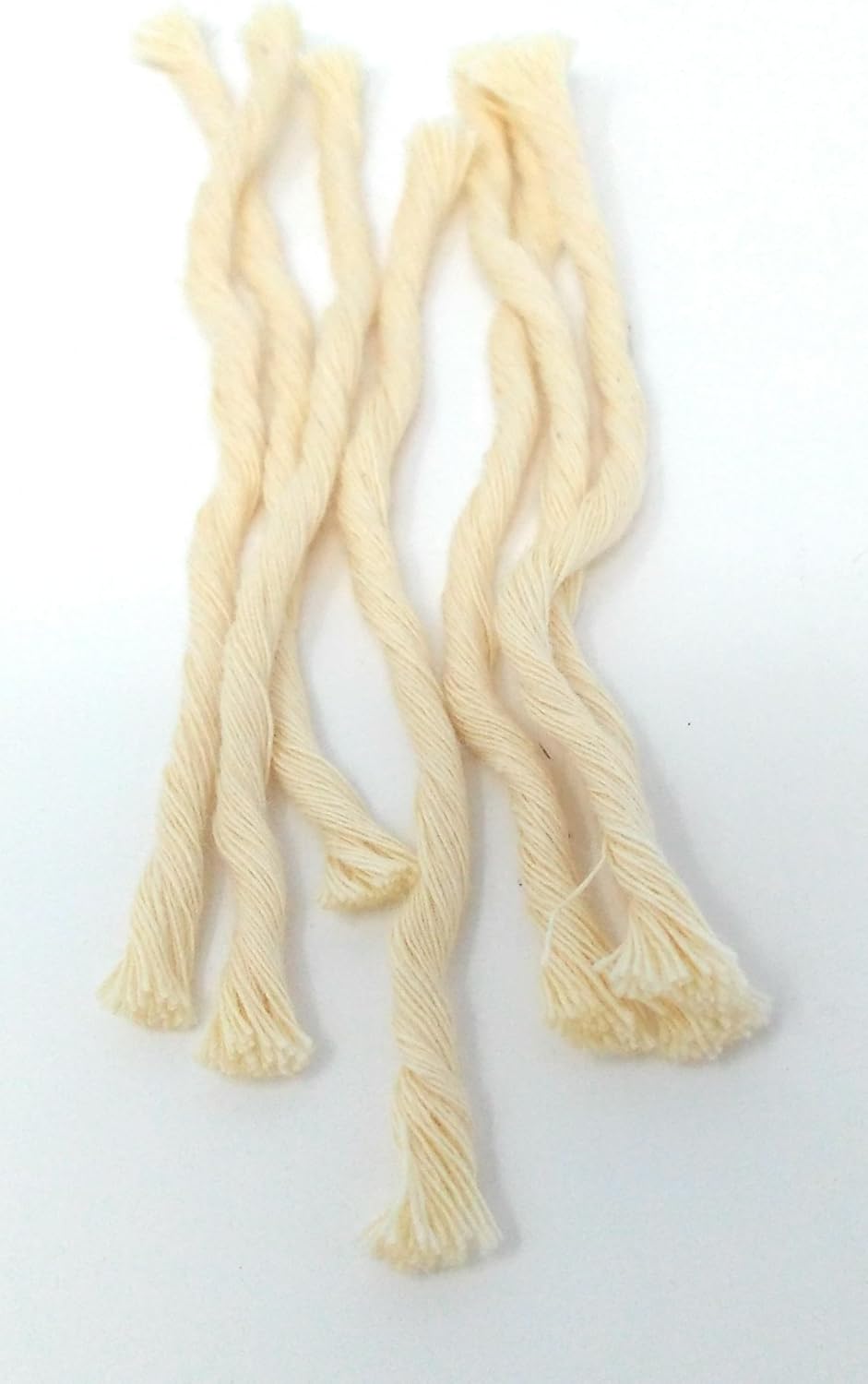 er Mitzvah Natural Smokeless Cotton Wicks – 50 Count (Approx.) 39 Ply Thin for Oil Cup Candle – Replacement Wicks