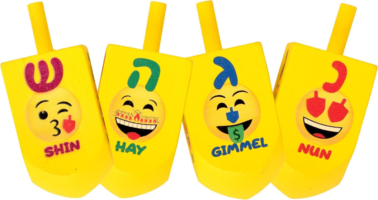 Dreidel - Emoji - 4 Pieces