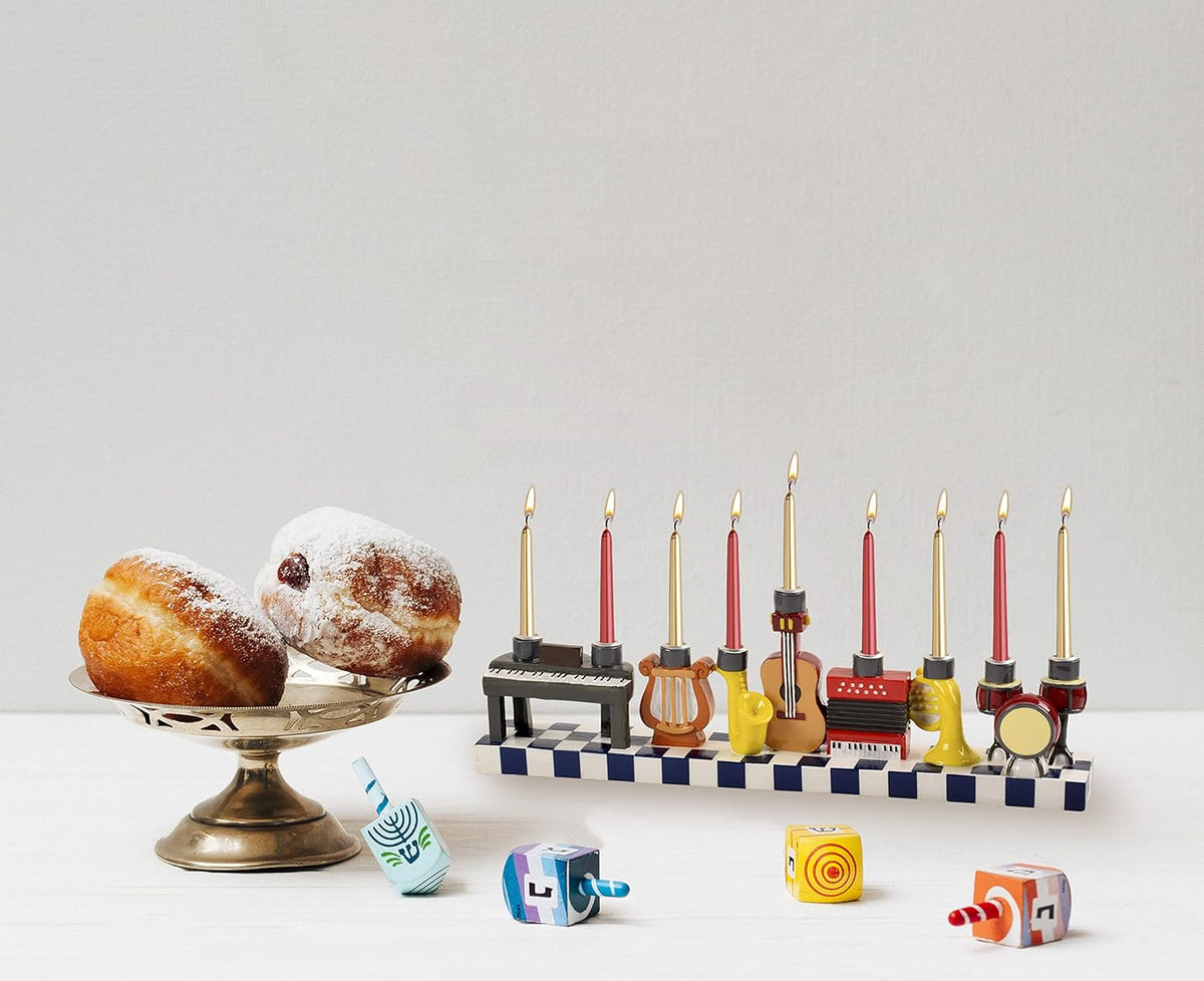 Chanuka Candle Menorah - Musical Instruments