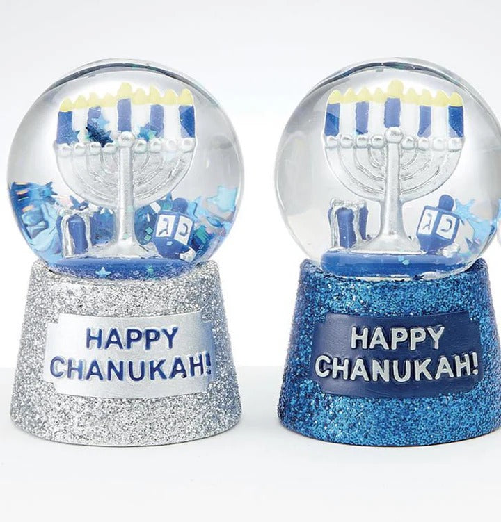 40 mm Mini Handpainted Chanukah Water Globe