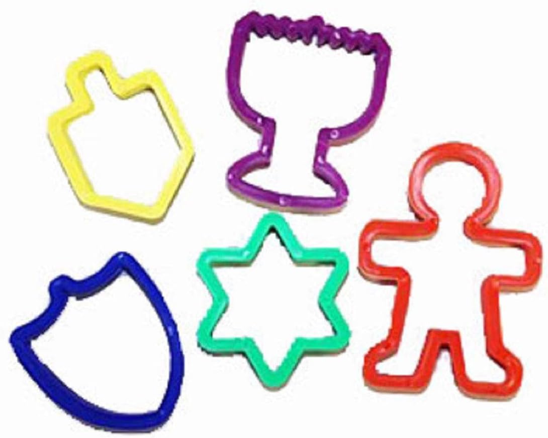 Chanukah Cookie Cutters - 5 Shaped Cutters