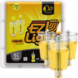 Pre-Filled Menorah Oil Cup Candles - Hanukkah EZ Lights - 100% Olive Oil with Cotton Wick in Cup - 44 Pack, Burns Approx. 1 1/2 Hrs