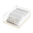 Lay-Flat Towel Box with Golden Branch Towels