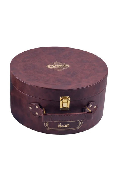 Kinder Shtreimel With Case - BROWN