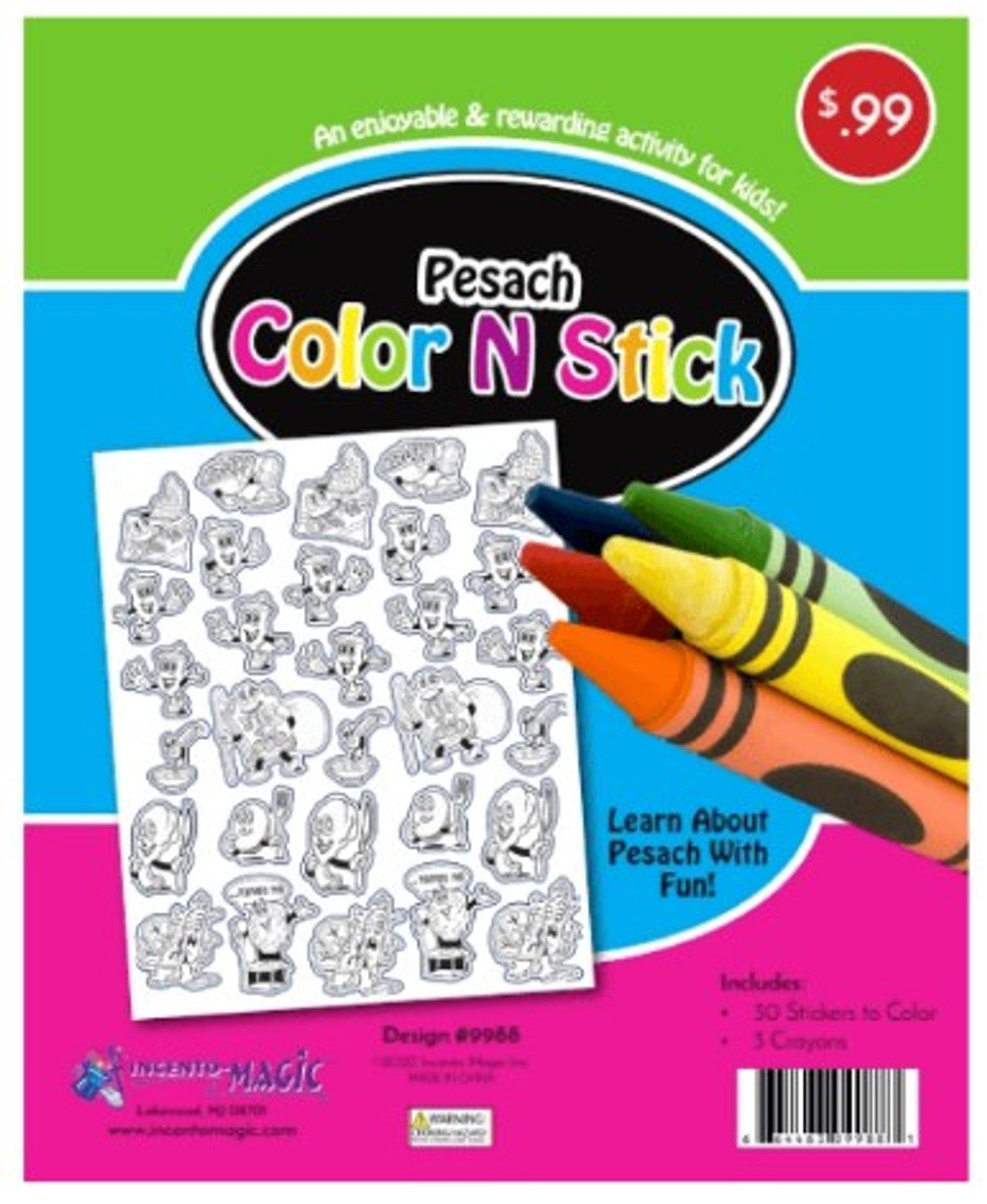 Pesach Color N Stick