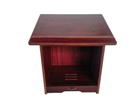 Table Top Shtender - 2 Tone Cherry 11.8 D x 15.75 W x 17" H with bottom Pullout Shtender