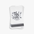 Napkin oblong Mazel Tov Black 4.9