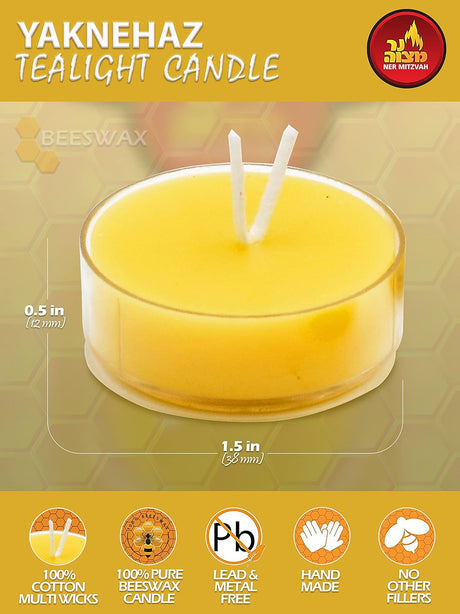 Yaknehaz Tealight Candles - 2 Pack