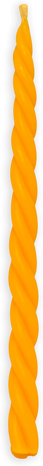 OHR CANDLES Braided Beeswax Havdalah Candle - Round Braid
