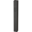 Aluminum Mezuzah 15 cm - Shiny Black, Printed "SHIN"