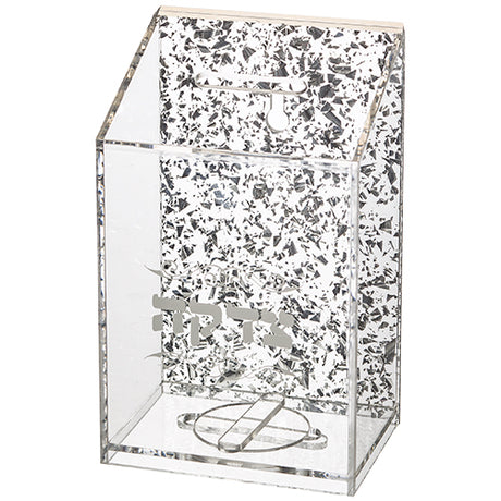 PERSPEX TZEDAKAH BOX 16 CM