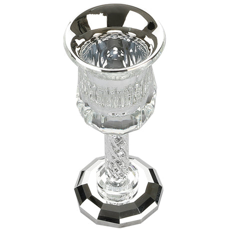 Crystal Kiddush Cup "Kottel" 19 cm contain 100ml / 3.4oz