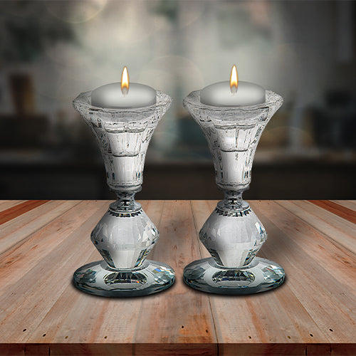 Crystal Candlesticks 11 Cm