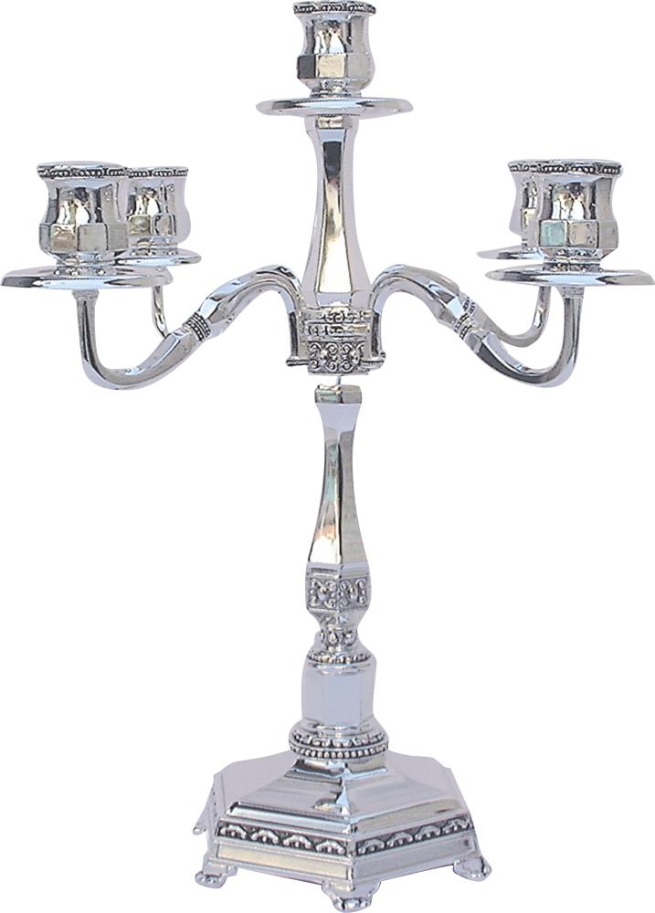 5 Branch Candlesticks 35cm- Ornate Design