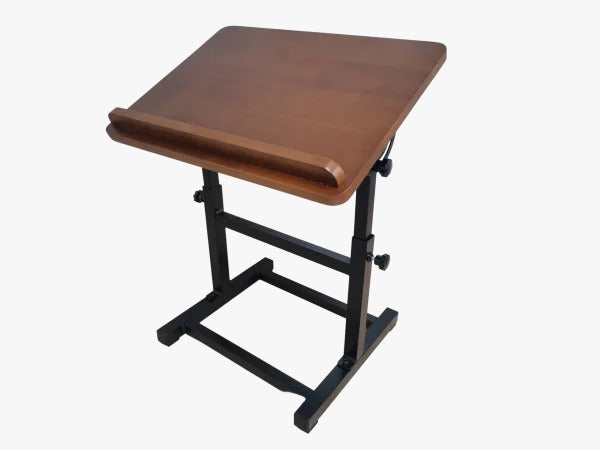 Wooden Table Top Shtender Walnut Oak - Adjustable Height