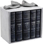Machzor 5 Vol Slipcased Set Mid Size Sefard Faux Leather - Navy