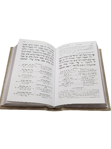 סדור קרבן מנחה להבנה MEDIUM ANTIQUE LINES CRISTALLO TAUPE