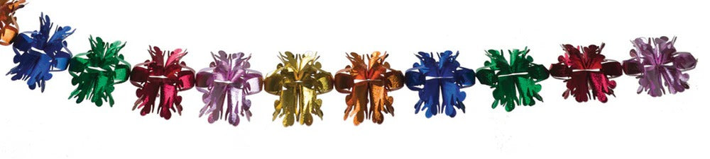 6" 24 Section Multi Colored Garland