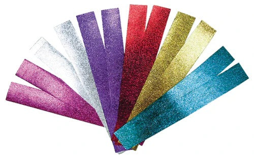 36 Paper Strips For Garland - Multi Colored