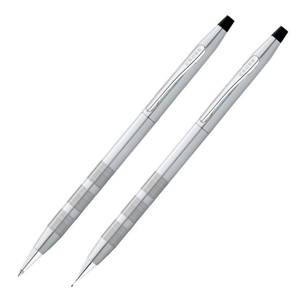CLASSIC CENTURY - Matte Chrome - Ballpoint Pen and Mechanical Pencil Set
