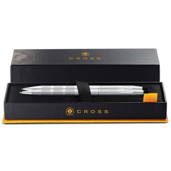 CLASSIC CENTURY - Matte Chrome - Ballpoint Pen and Mechanical Pencil Set