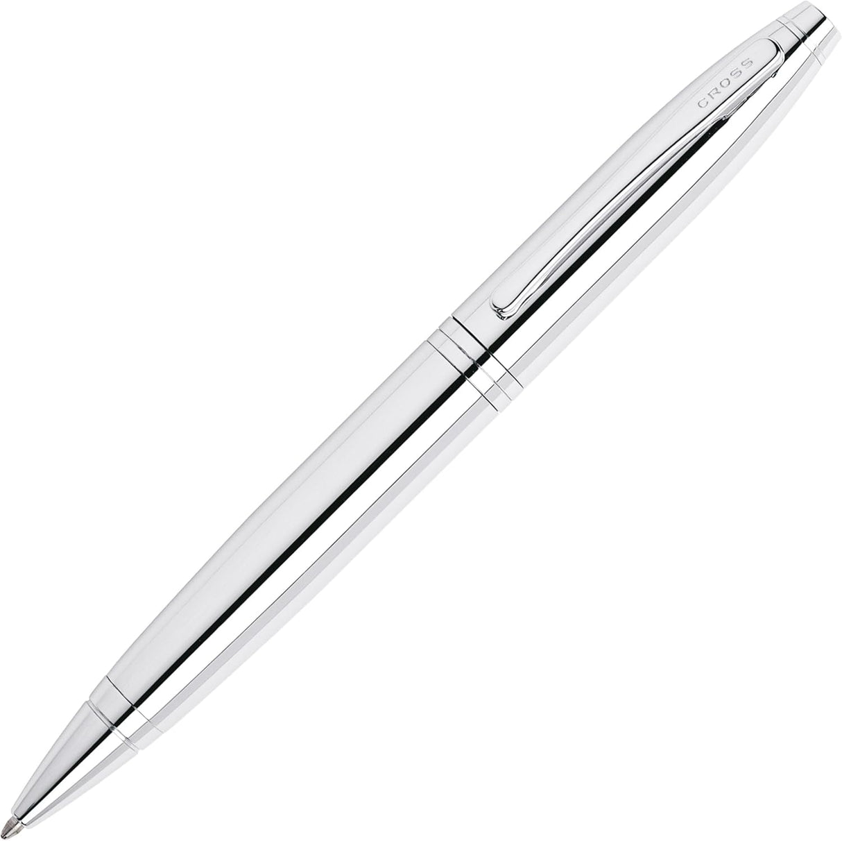 CALAIS - polished chrome - Ballpoint pen