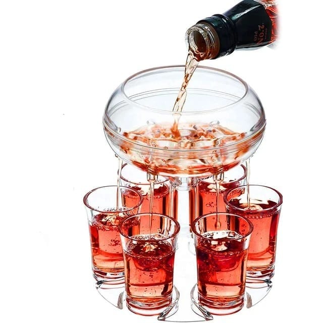 Acrylic wine Fountain 6 cups