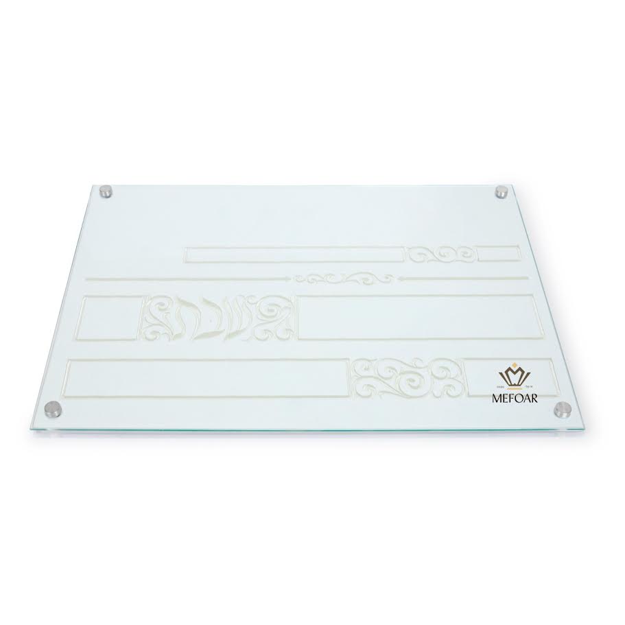 Acrylic Challa Board Tray- GOLD