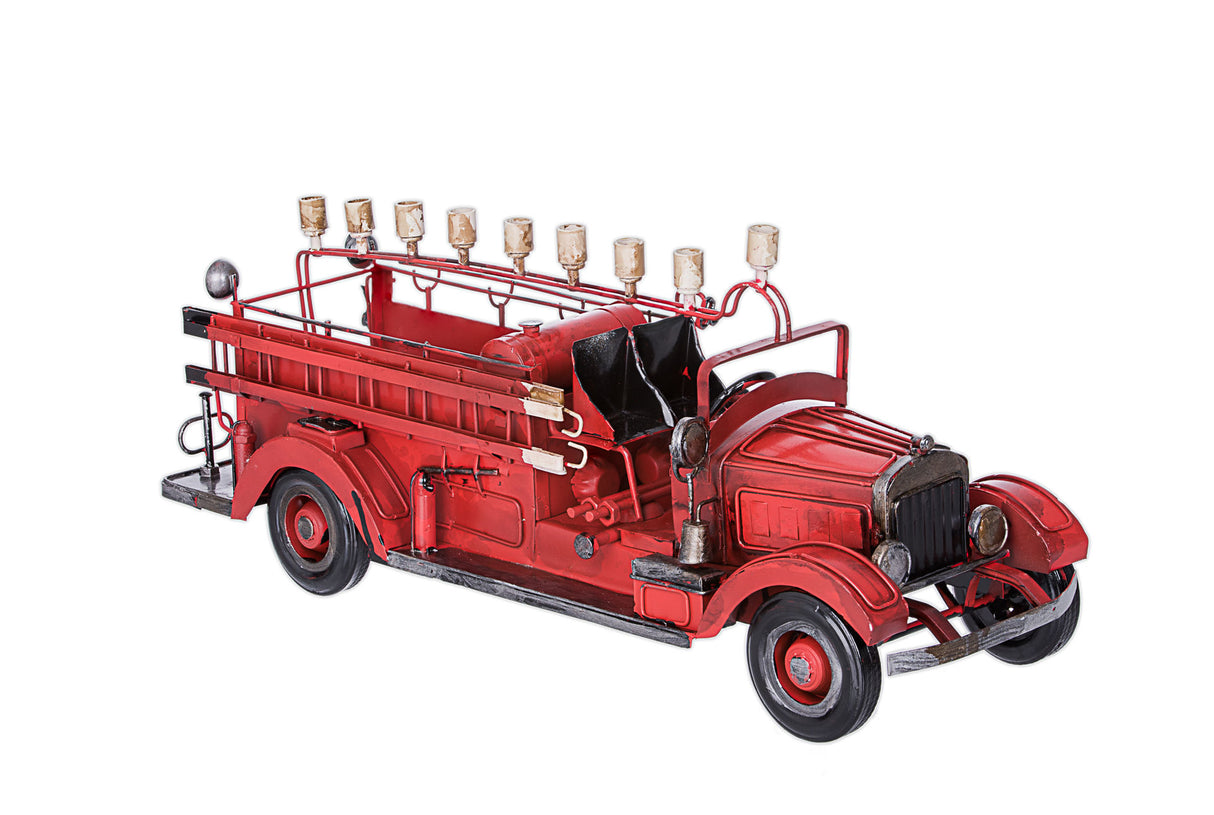 Old Time Fire Wagon Menorah