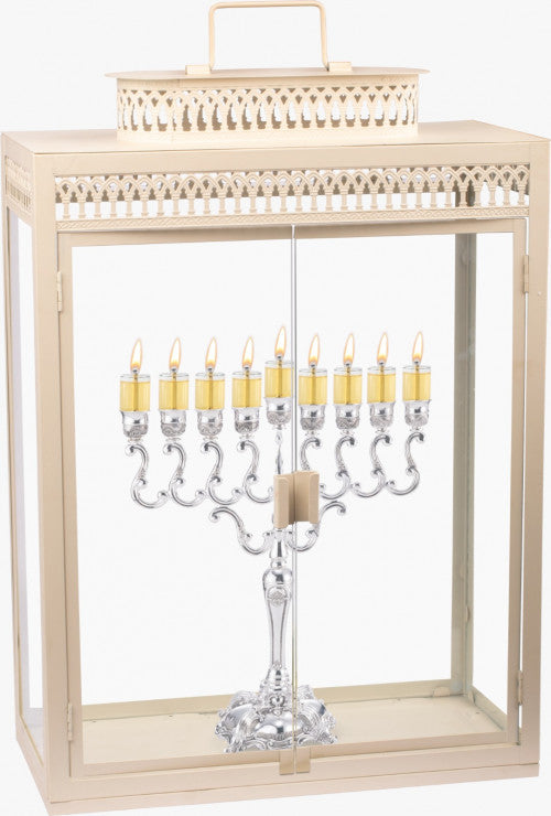 Glass Menorah Display Box - Extra Large