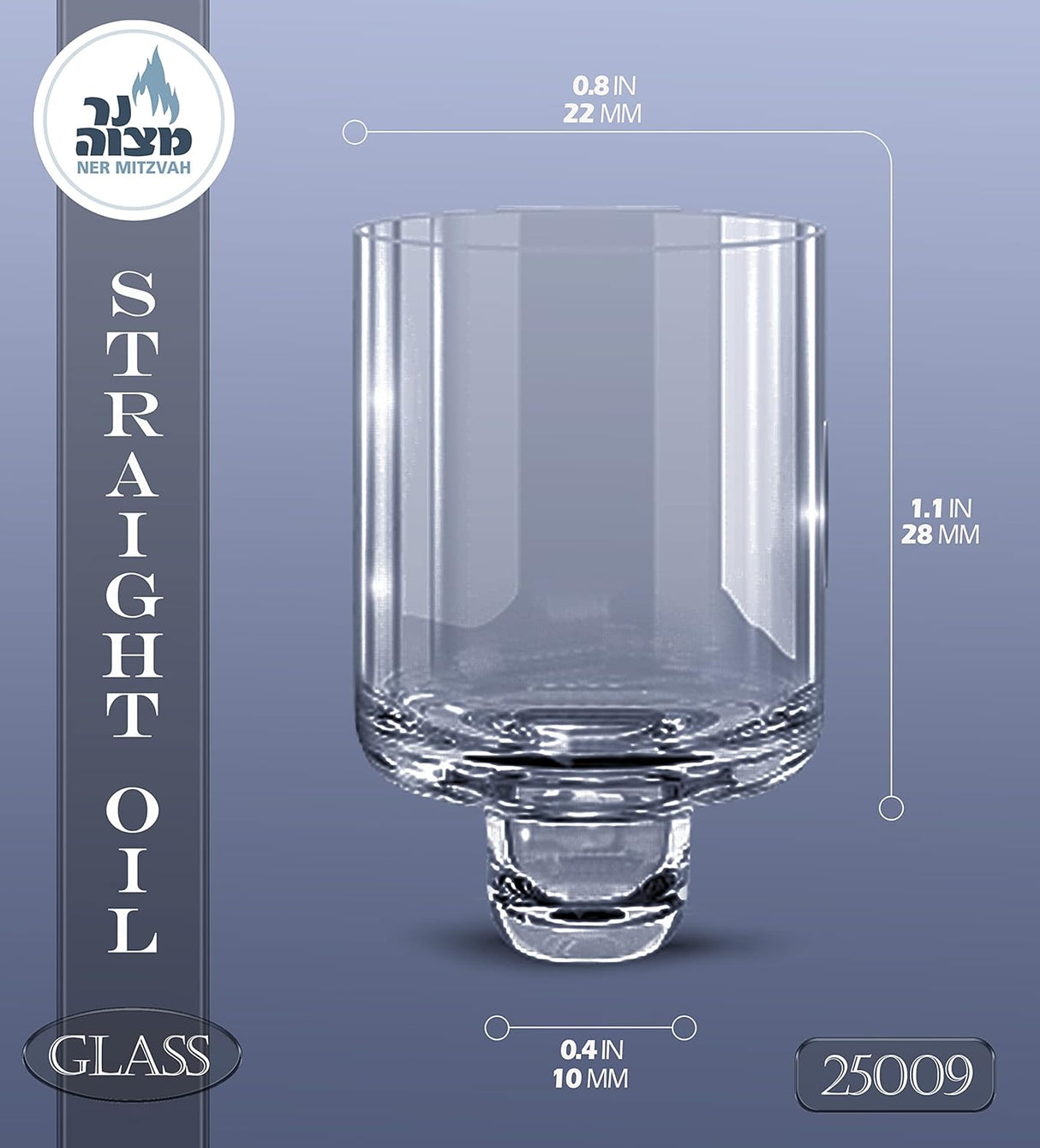9-Pack Straight Glass Oil Set size #9
