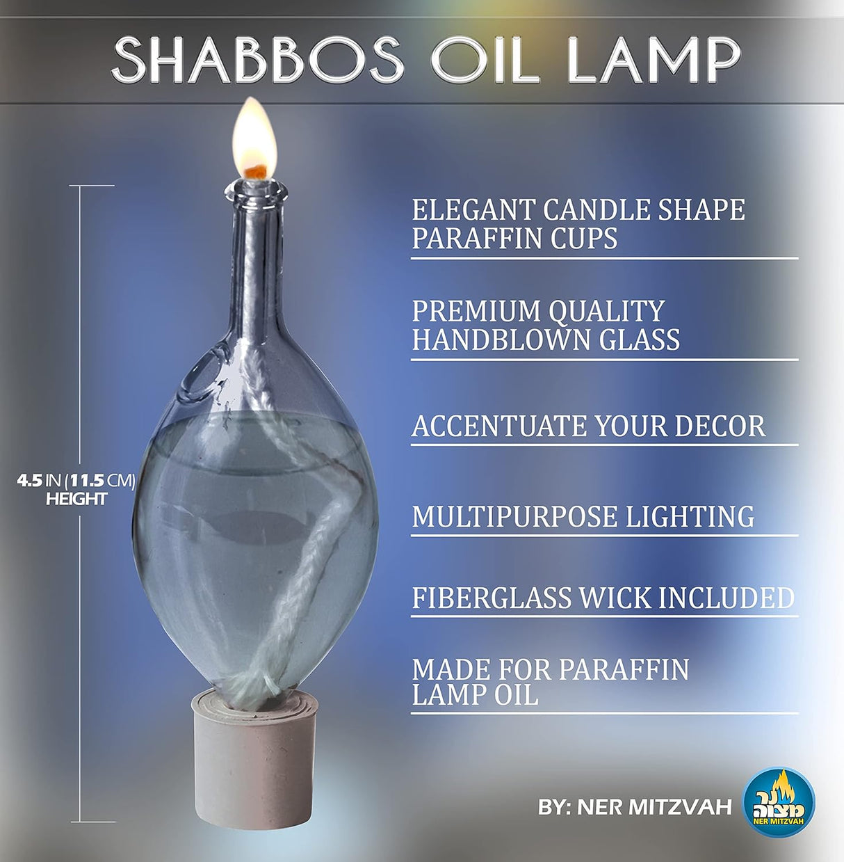 Candle Shape Glass #135