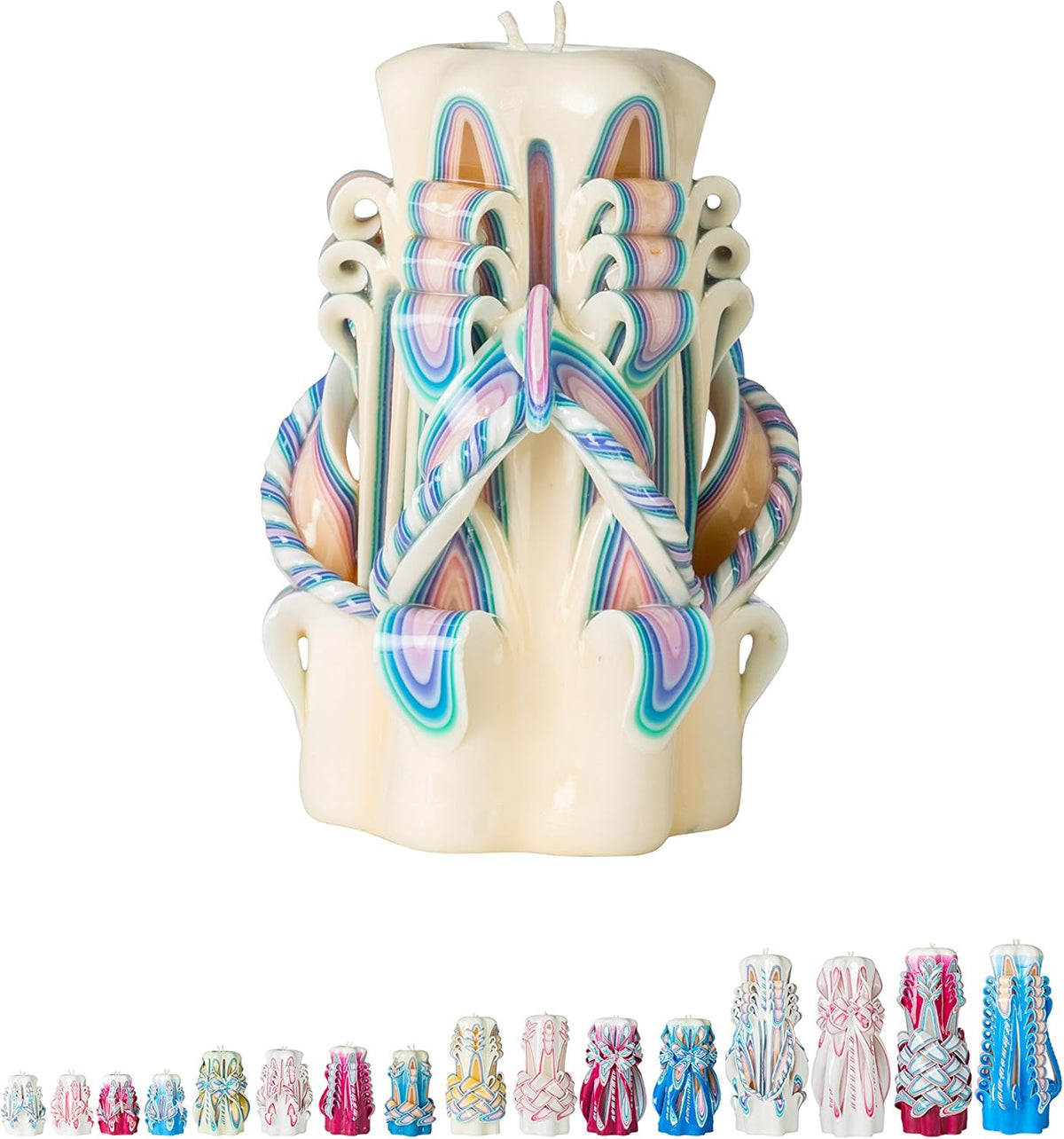 Carved Havdalah Candle