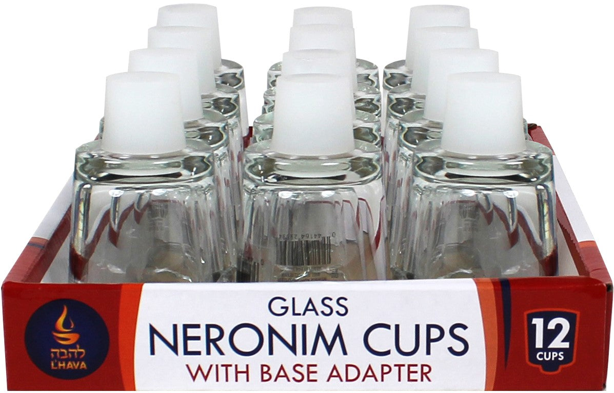 Neroinim Glass Cups With Rubber Base