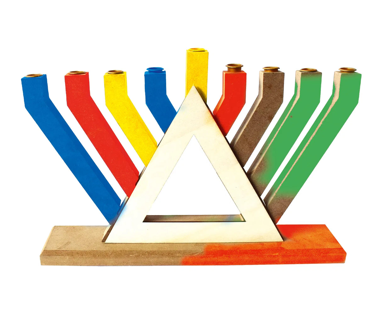 Create your Own Wood Menorah