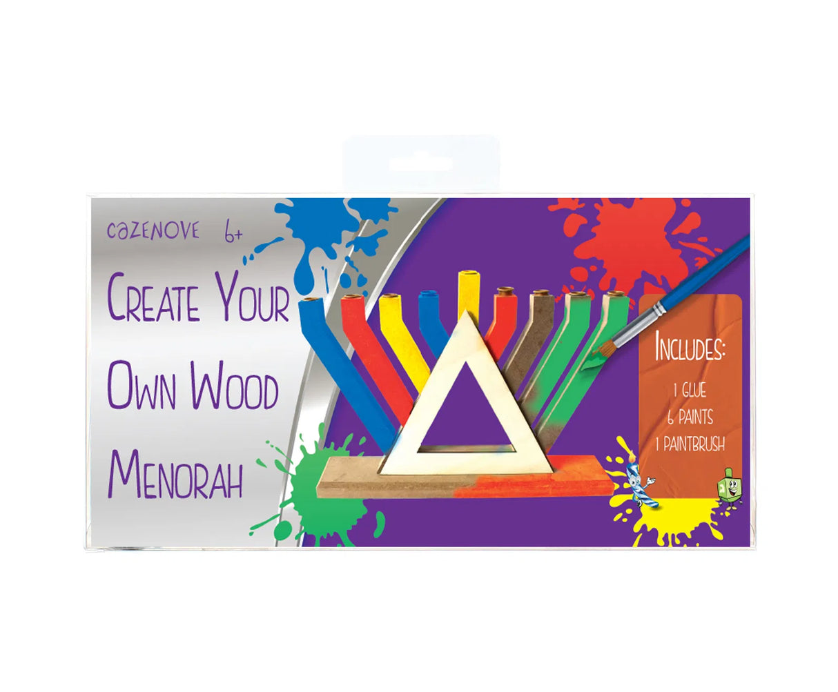 Create your Own Wood Menorah