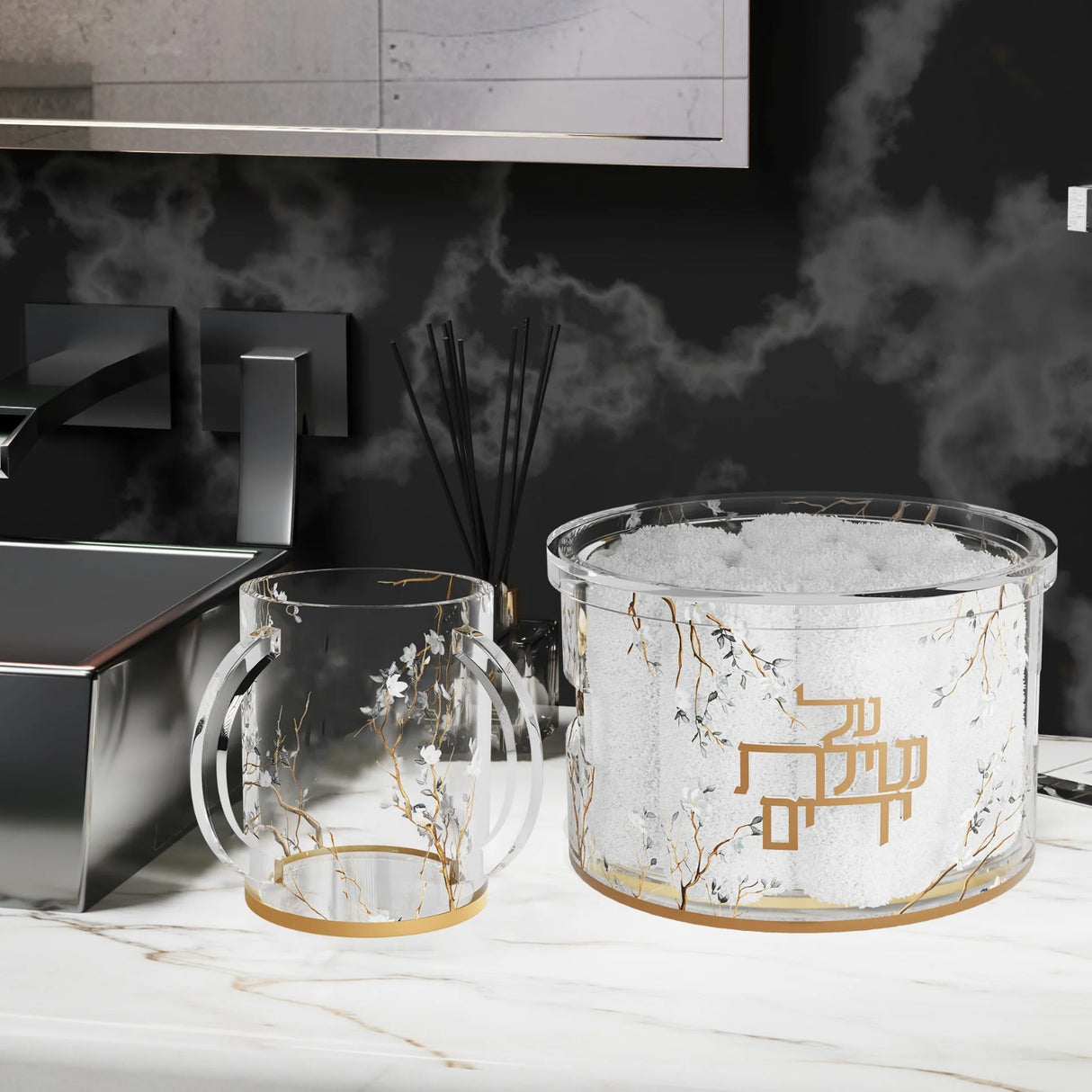 Botanical Blooms Towel Box