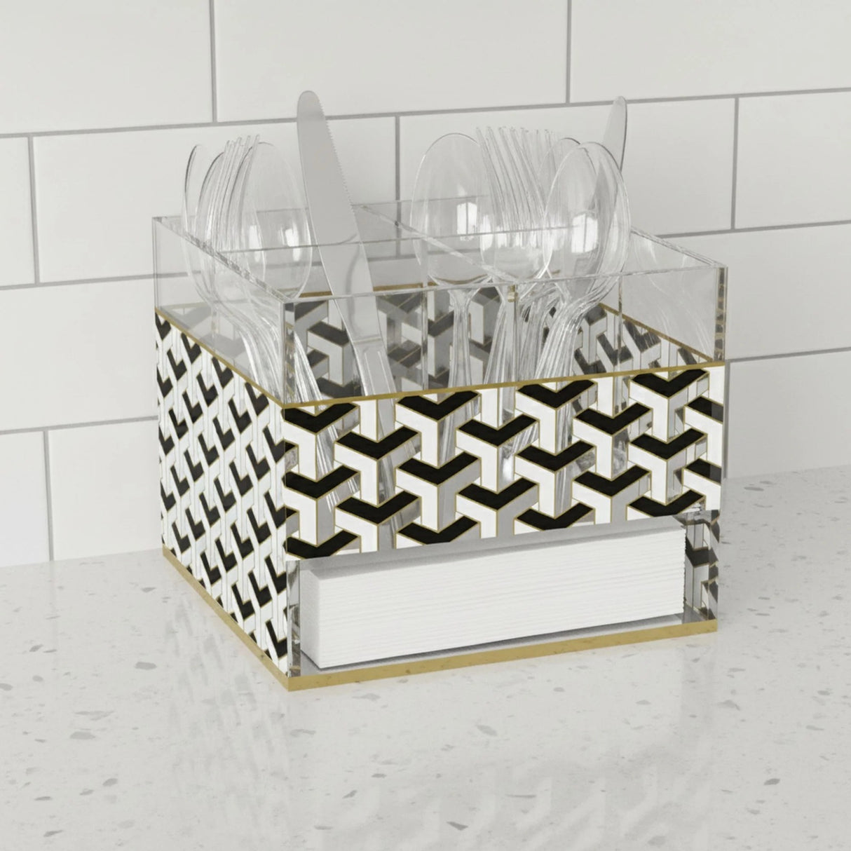 Urban Deco Swivel Cutlery Holder