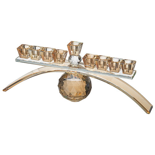 Crystal Elegant Menorah 14x33 cm