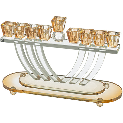 Crystal Elegant Menorah 15cm