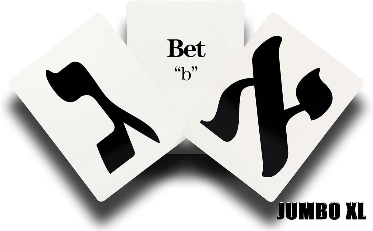 Jumbo Alef Bet Flashcards