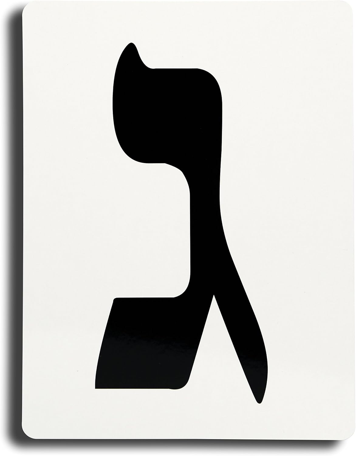 Jumbo Alef Bet Flashcards